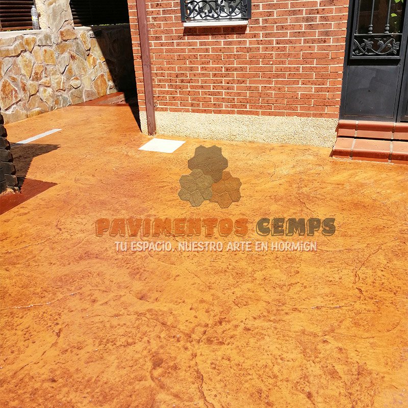 Hormigon Impreso marron 